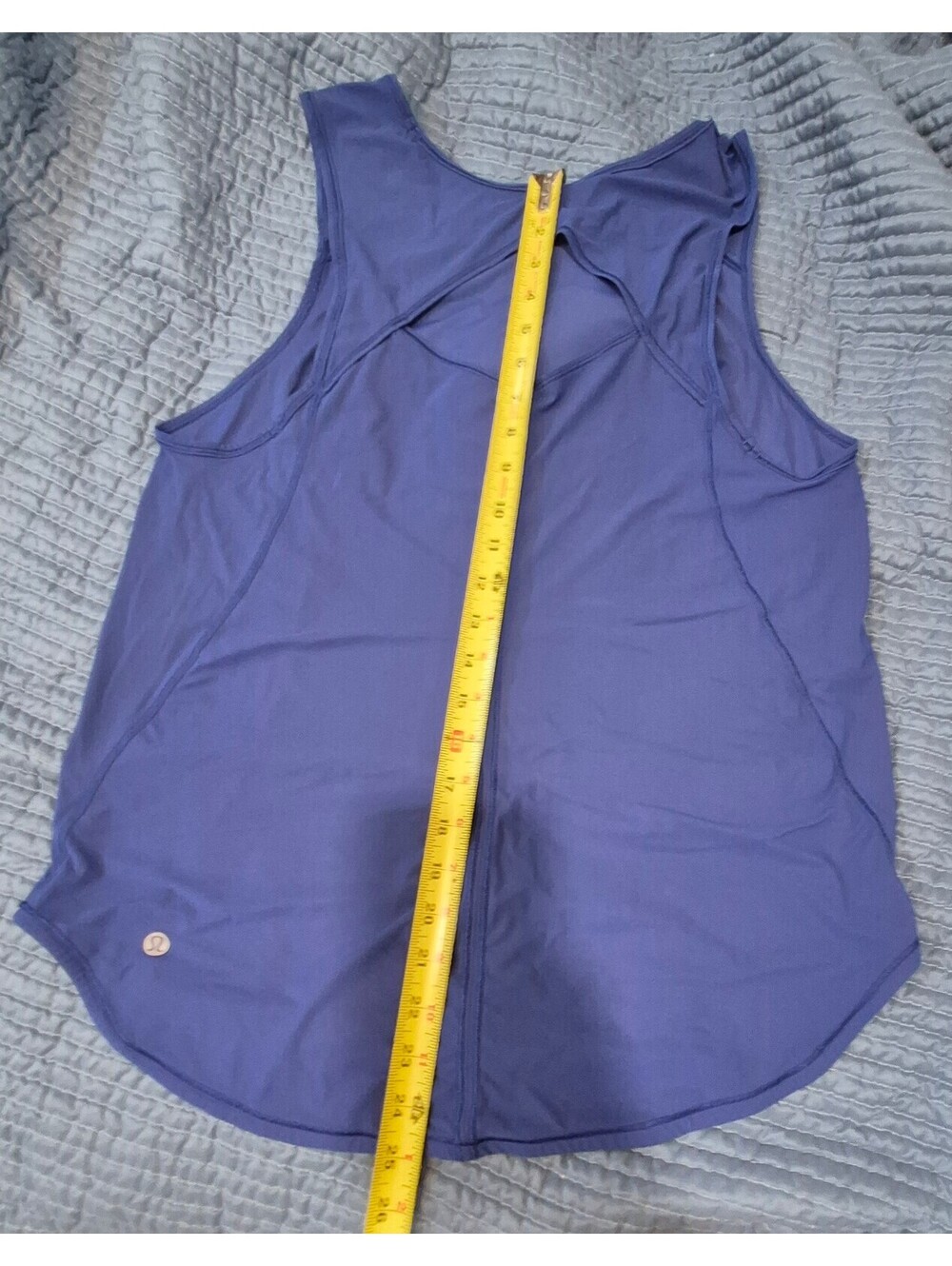 Lululemon Sculpt Tank - Royal Blue - Size 12 EUC - Picture 5 of 7
